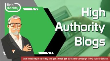 High Authority Blogs - LinkDaddy Reviews