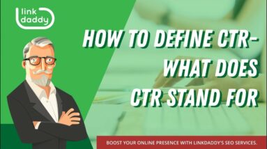 How To Define CTR? What Does CTR Stand For?