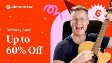 Elementor Pro Birthday Sale 🎂 60% OFF