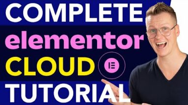 Elementor Cloud Tutorial | Webhosting, Elementor Pro, Domain & Email Account