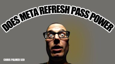SEO Testing - Does a Meta Refresh Pass Link Juice?