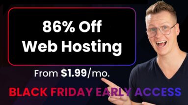 Best Black Friday Web Hosting Deal | 86% Off