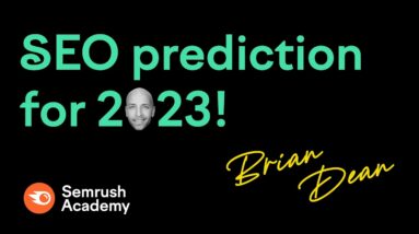 SEO prediction from Brian Dean for 2023!