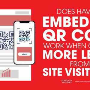 Does Having Embedded QR Code Work When Getting More Leads From Site Visitors?