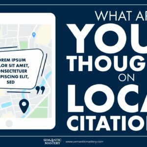 What Are Your Thoughts On Local Citations?