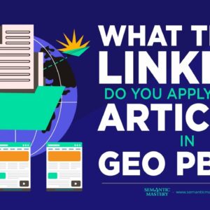 What Tier 2 Linking Do You Apply To The Articles In Geo PBNs?