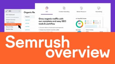 Semrush Overview 2023 - Grow Your Online Visibility in 7 Easy Steps